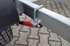 Radstoßdämper Satz ALKO rot mit Halter für Brenderup Bootstrailer bis 1800kg Achse Serie 8000